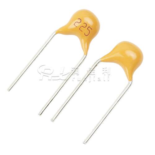 厂家直供 独石电容50V225K丝印225 2.2UF 2200NF 10%直插陶瓷电容