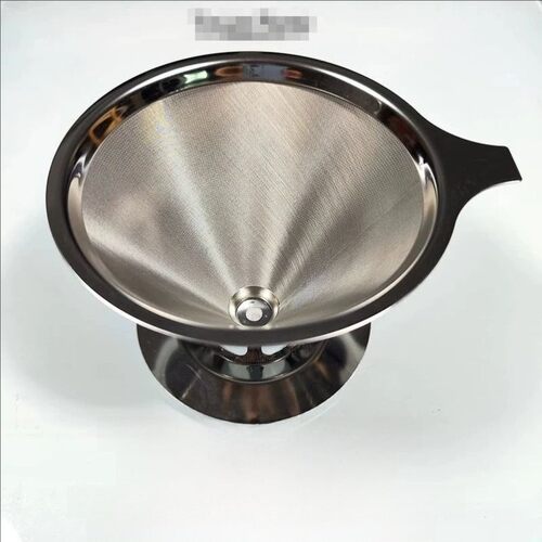 04不锈钢咖啡过滤器1200目手冲咖啡过滤漏斗双层免滤纸茗茶滤网