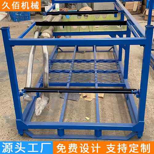 堆巧固钢制服装货布匹冷库架物料周架转架面料堆放架插管仓库607