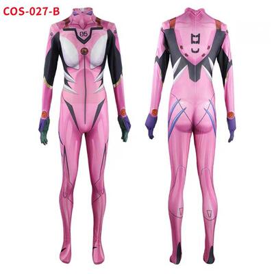 新世纪福音战士明日香EVA连体服Zerotwo02绫波丽cos服女生紧身衣