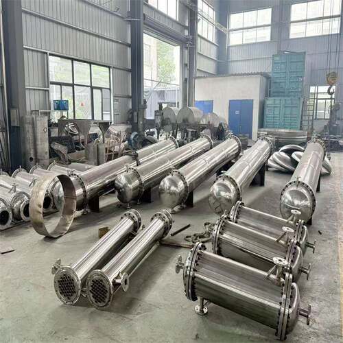 达迈供应列管式不锈钢换热器冷凝器化工制药304不锈钢冷凝器