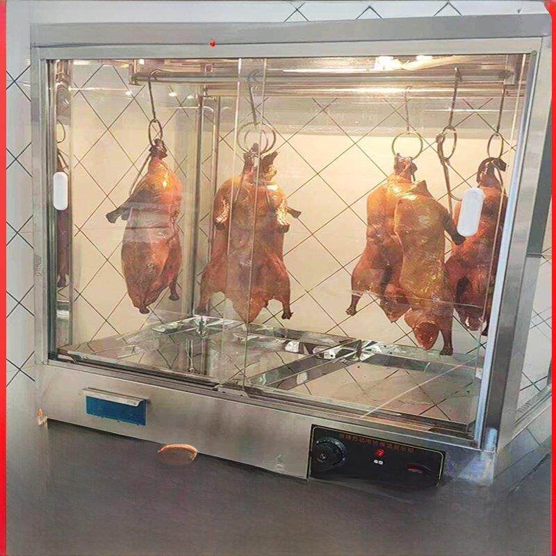 烤鸭保温展示柜烤鸭鹅恒温箱吊鸭加热柜台式烤干脆五花肉展示柜