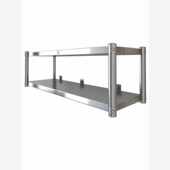 不锈钢厨房置物架壁挂厨房微波炉烤箱挂架墙面墙上置物架挂壁挂式