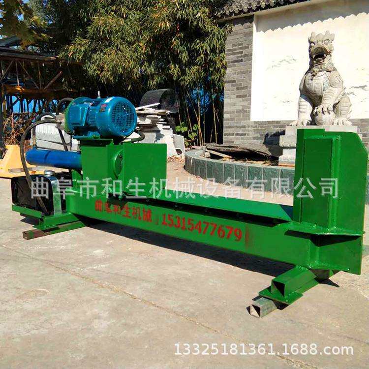 厂家直销半自动卧式劈木机液压15吨劈材机加厚油缸劈材机保证质量
