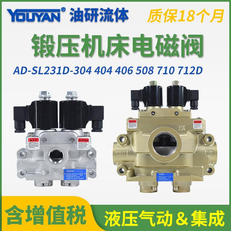 AD-SL21D-04D安全506D双联阀508D锻压冲床710D电磁阀712D压力机