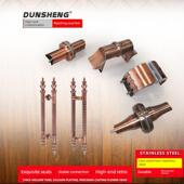 敦盛欧式 大把手脚座红青铜不锈钢门把手配件虎脚