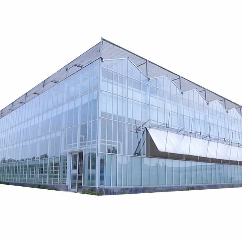 连栋大棚智能玻璃温室大棚新型种植大棚骨架生产加工控温智能温室