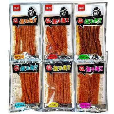 条子来了厚都辣条100g 调味面制品手撕辣片辣条童年怀旧校园零食
