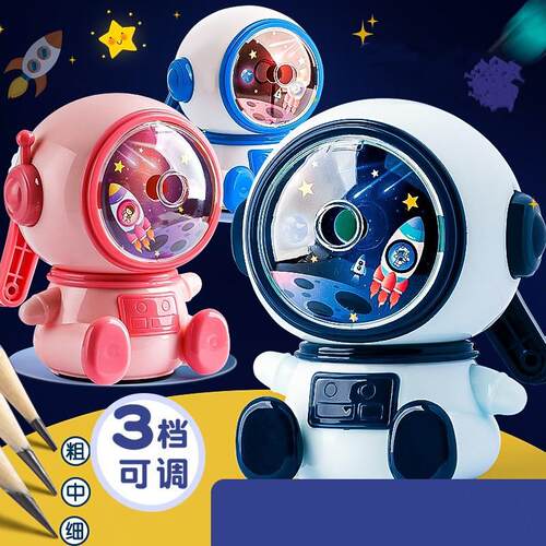 Manual Pencil Sharpener, Hand-Cranked Pencil Sharpener for B