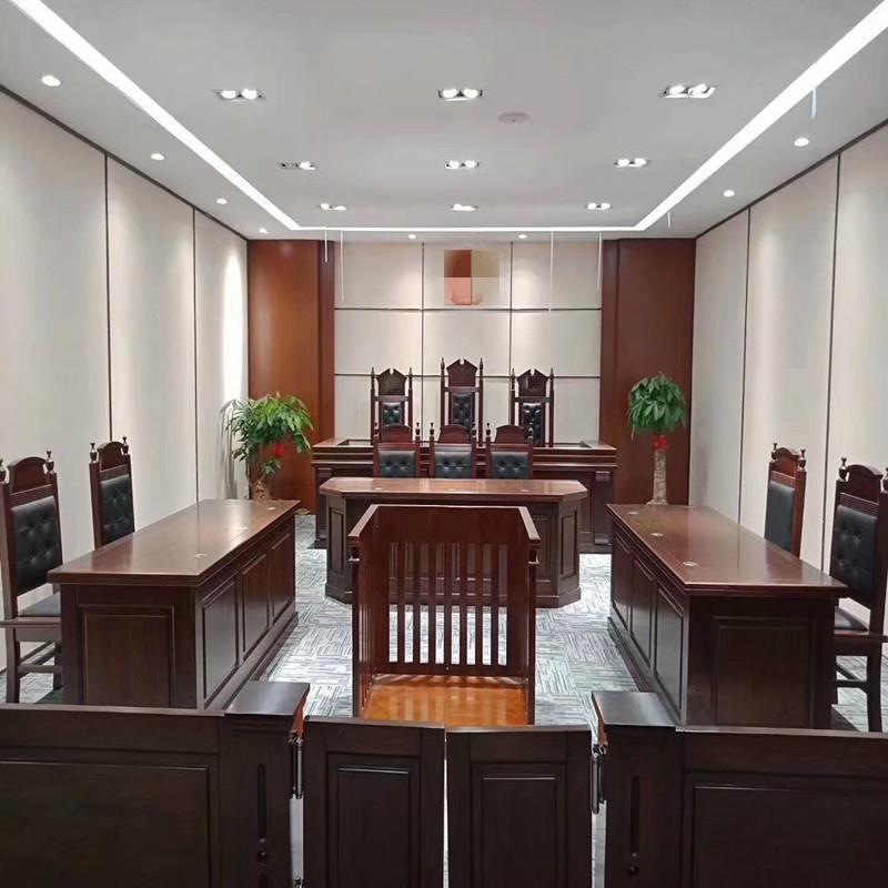 现货实木法官桌椅法官椅子法官桌社区矫正室桌椅模拟法庭桌椅直销