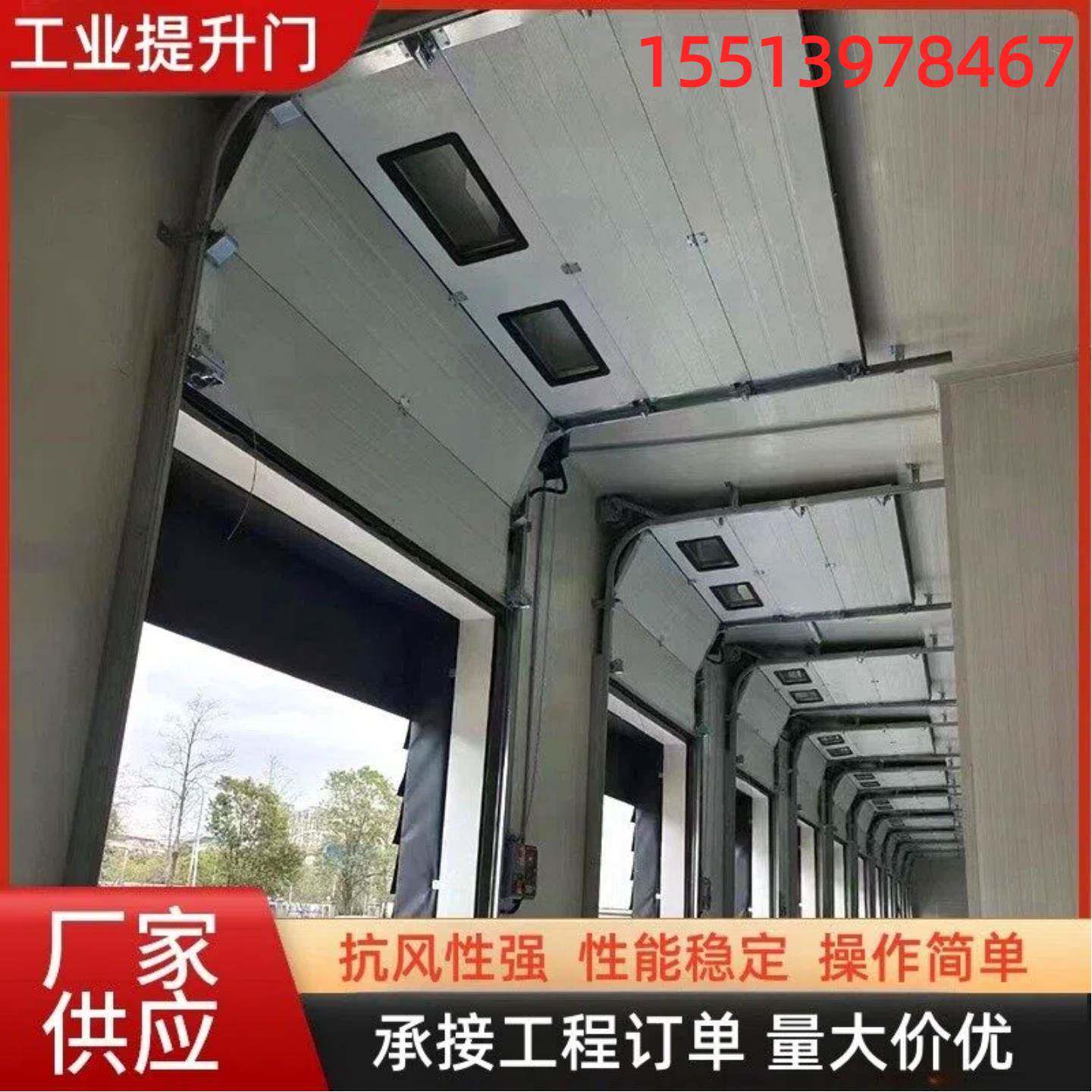 厂家直销镀锌卷帘门工业提升门翻板门抗风门进户门单门不锈钢感应