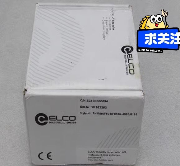 *现货销售*全新宜科ELCO编码器PNM58W10-BF6X