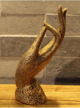 高档中式古摆中国风禅意佛手件家居装品前台门厅招复财佛手摆饰件