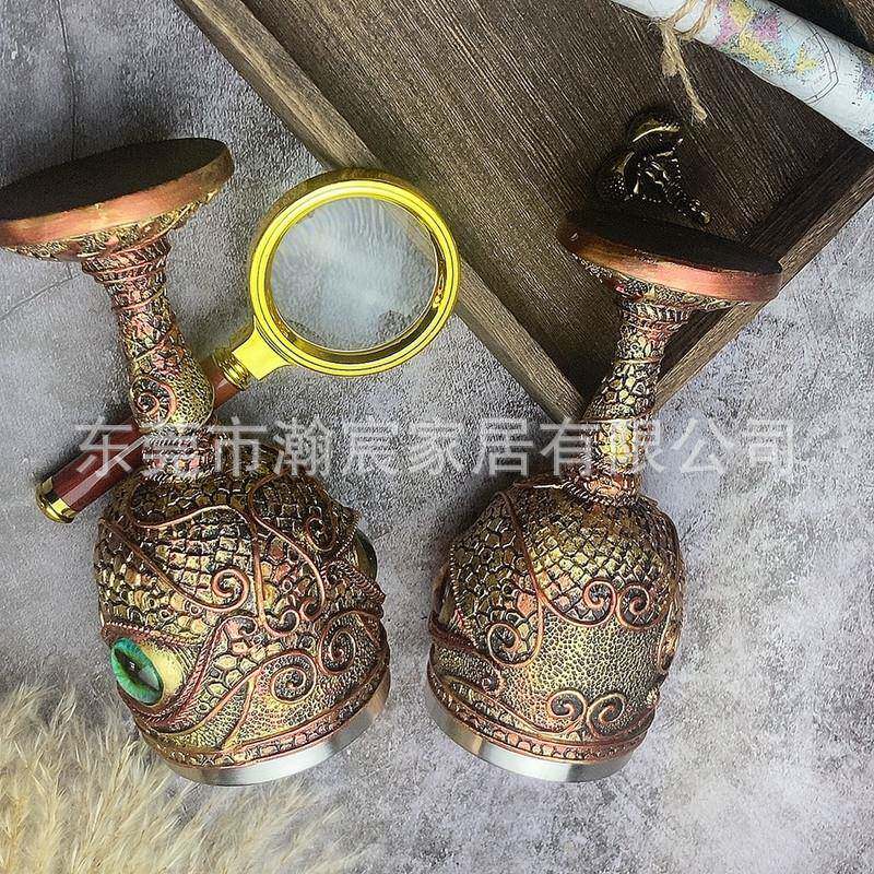 龙眼高脚杯个性酒吧复古杯子恶魔之眼冰火生命树鸡尾酒杯圣杯装饰