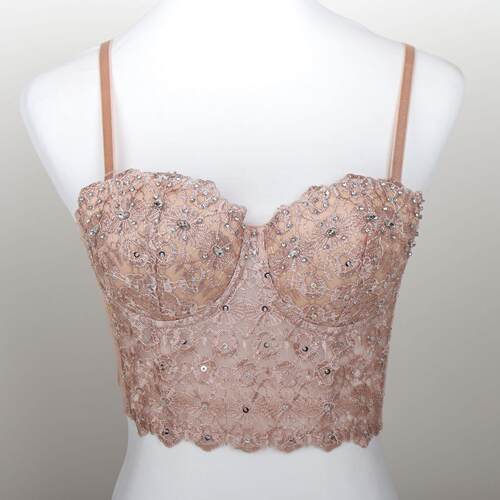 Single piece short one year old embroidered corset women's