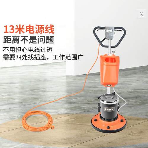 石材加重翻新机大理石晶面打蜡水磨砂光洗地毯机器抛光机电动