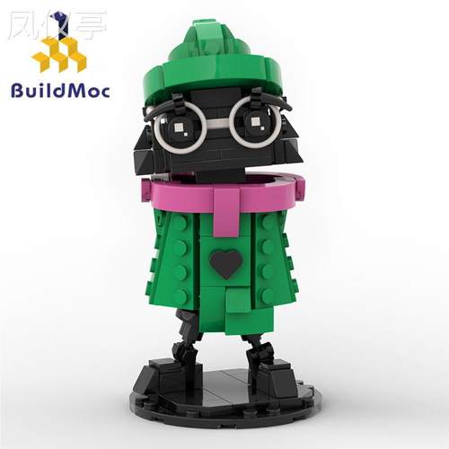 BuildMoc游戏系列积木玩具Deltarune-Ralsei三角符文-利艾亚斯