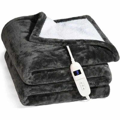 Heated Blanket, Machine Washable Extremely Soft and Comforta