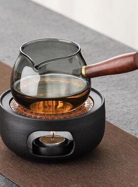 T4kzi德国温茶炉蜡烛煮茶底座保温暖茶器玻璃公杯围炉煮茶温茶器A
