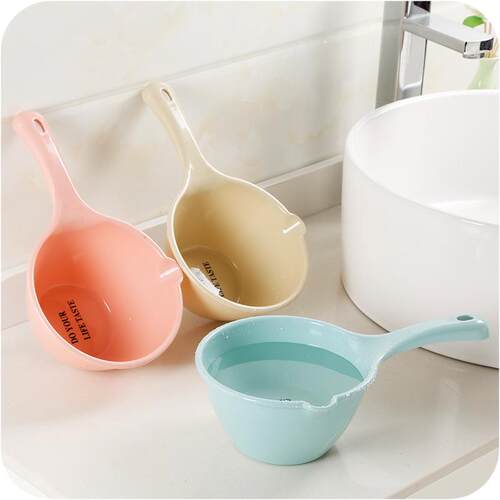 Thickened Plastic Water Ladle, Long Handle Kitchen Scoop, Ba