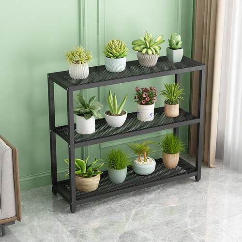 阳台花架多肉客厅置物架花店多层展示架落地式室外防水铁艺花盆架