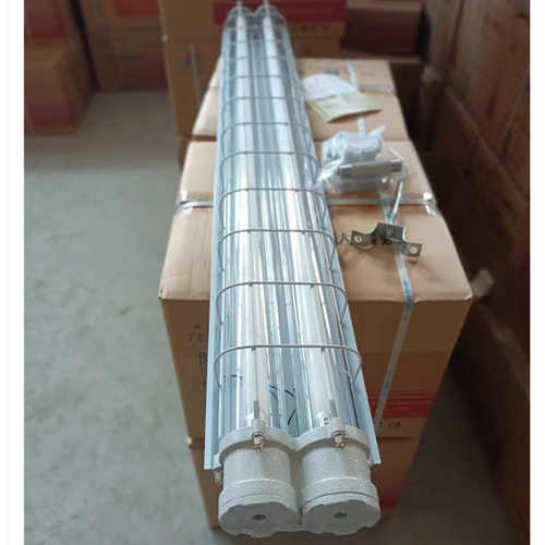 防爆荧光灯双管2*40W支架日光灯隔爆型新款双单端进线双支吸顶灯
