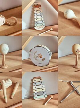 Musical Montessori Toys Baby Toys Rattle Bell Drum Xylophone