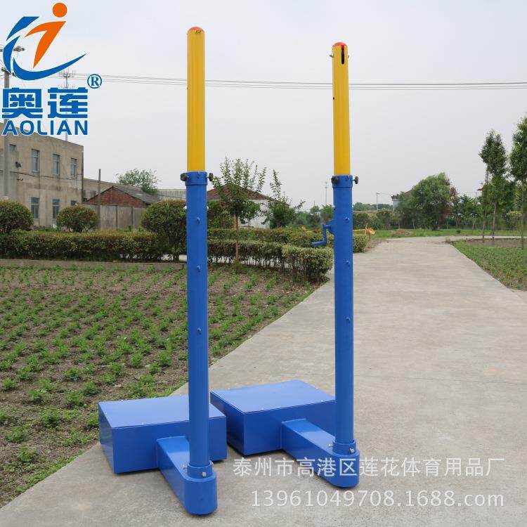 Q-6型比赛气排球柱移动式排球柱升降型气排球网架比赛排球架