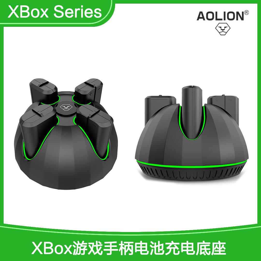 适用XBoxSeries全系手柄电池充电底座游戏手柄电池四充电池