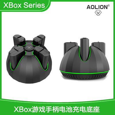 适用XBoxSeries全系手柄电池充电底座游戏手柄电池四充电池