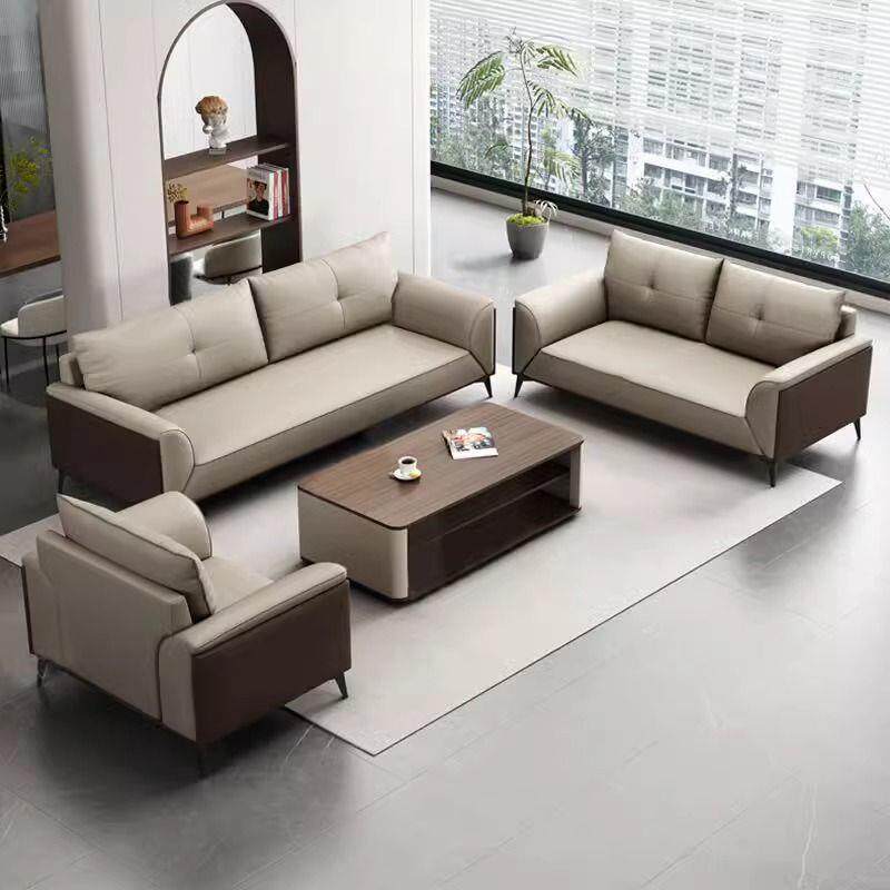 待公室沙发套装办公沙商务会客厅接室高级一整套发无品牌/沙发茶