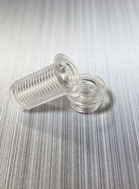 灯具件外六塑配料圆头空心全牙牙牙管角螺丝10*TYV1透明亚克力