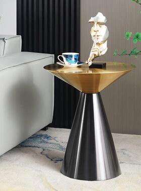家用轻奢角床头不锈钢边发几酒店客房小OAY户茶几小型客厅沙可移