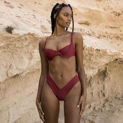 Push Up Bikini Set High Waist Swimwear Brazilian Bathing Sui