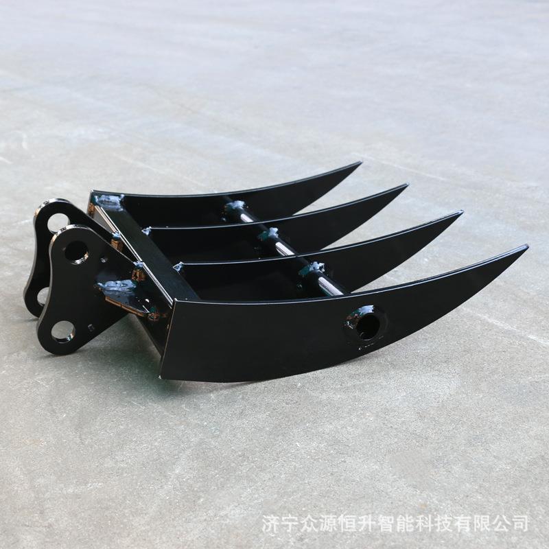 小型08-10挖掘机属具抓木器松土器倾斜斗小微型挖掘机通用配件