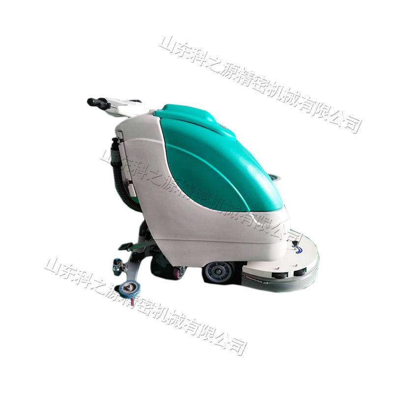 刷洗一体洗地机 手推式车间工业地坪清扫机 刷盘式半自动扫地机