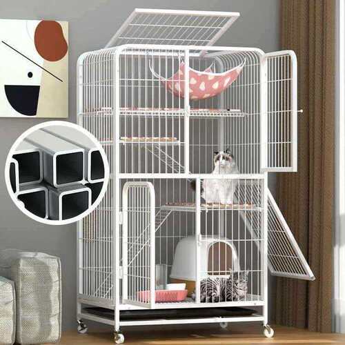 猫笼子室内家用猫别墅猫厕所一体自由空间猫舍猫窝猫咪猫屋