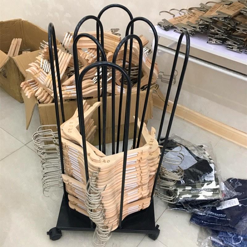 服装店放衣架的收纳可移动整理裤夹架简约男女装店存放省陶琪