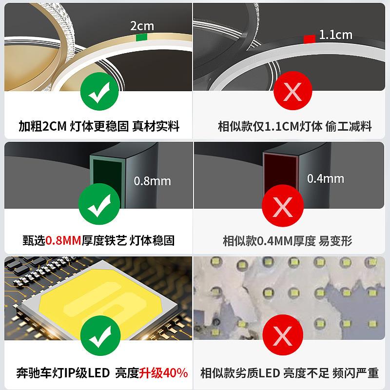 吊灯客厅021185新轻款奢水晶现约代简大气主灯中2山灯具护眼