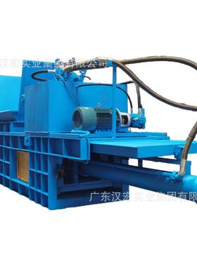 卧式SQL纸箱边料液压打包机半自动生活垃角圾编回织袋品收全自废