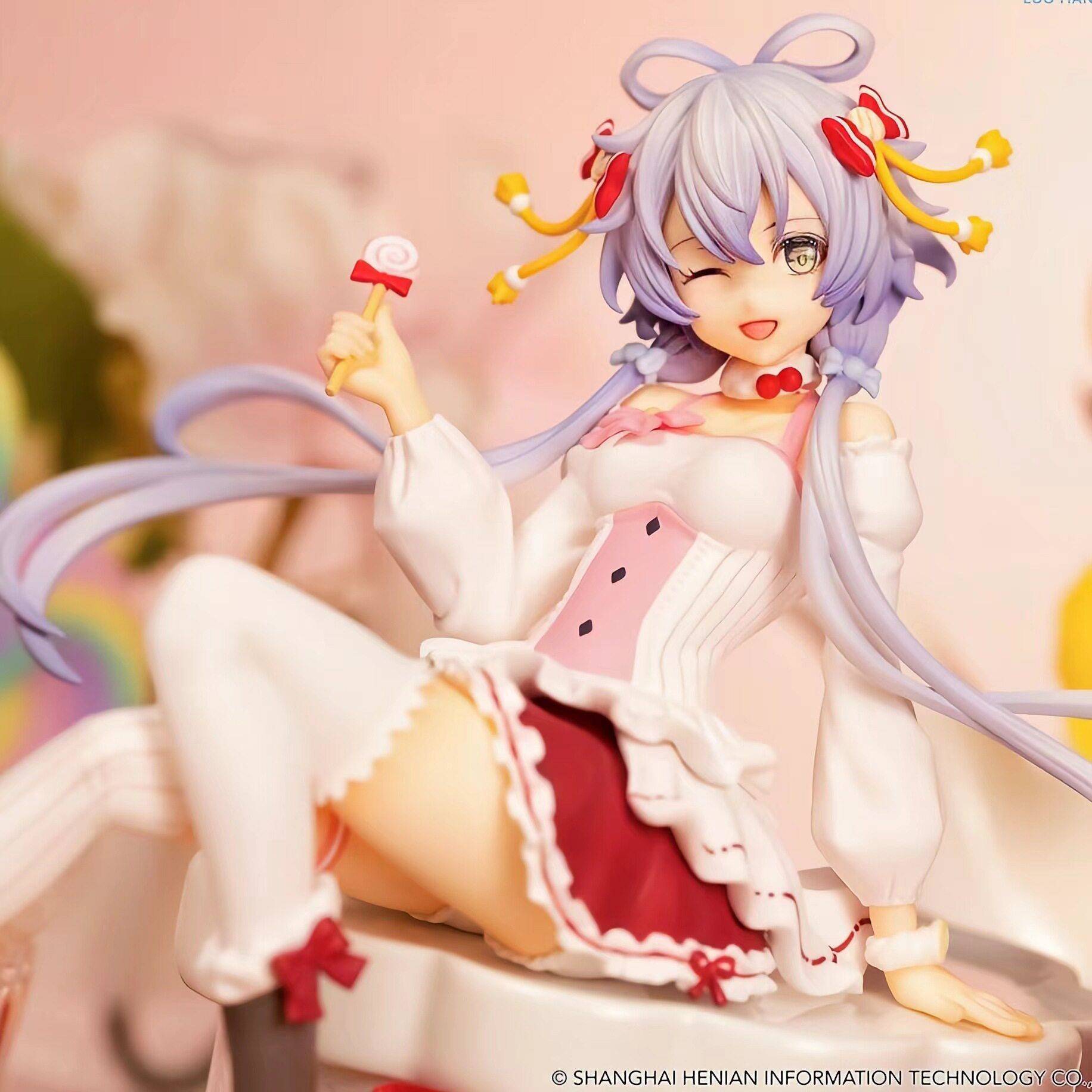 洛天依手办美少女糖果洛天依压泡面二次元美少女桌面机箱摆件礼物