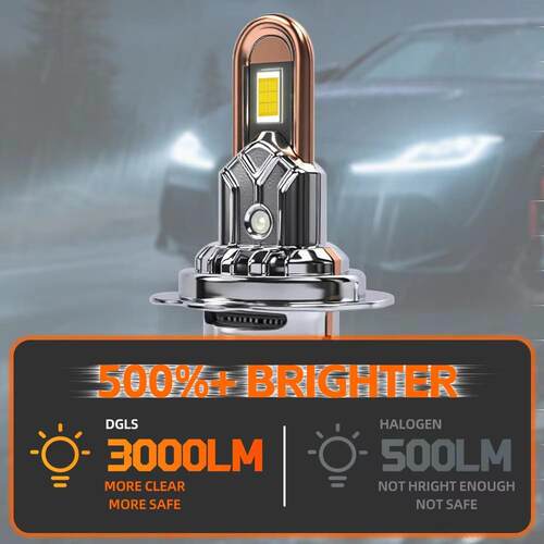 热销新款led大灯前照灯30W直插远近一体S560高亮白光前置12v24v