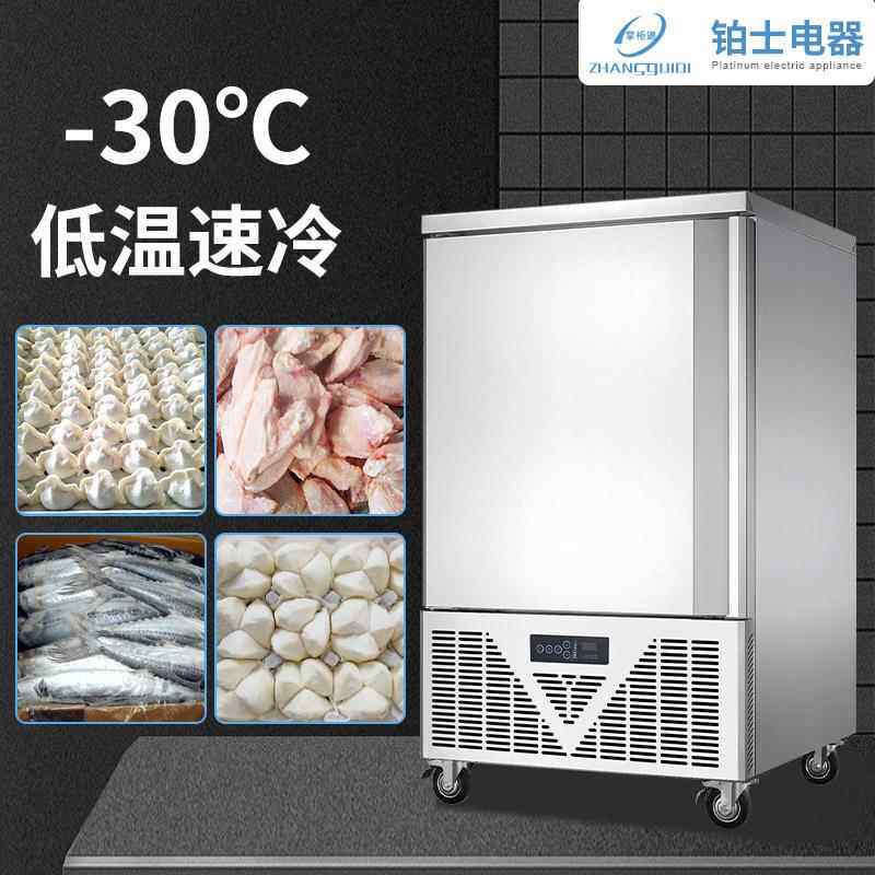大容量速冻柜商用海鲜生胚包子速冻机零下45度急冻冰柜厂