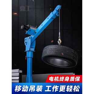 小型可折叠提升小吊机 多功能绞盘车载2吨吊运机便携式