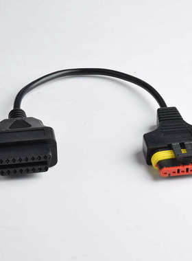 OBD 16pin to 6 pin for Benelli Motorcycle 6Pin摩托贝纳利6针
