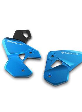 适用春风450MT 800NK改装前脚踏侧翼保护罩铝合金脚踏装饰板配件