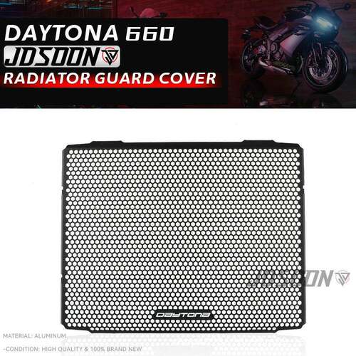适用凯旋戴托纳660 Daytona660 24款 改装铝合金水箱网水箱护罩