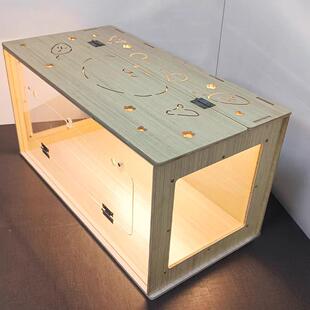 金丝仓鼠笼子大别墅芦丁鸡木箱造景保暖组装大号花枝鼠厂