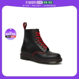 韩国直邮DR.MARTENS 1460系列复古8孔高帮光面红缝线马丁靴 2