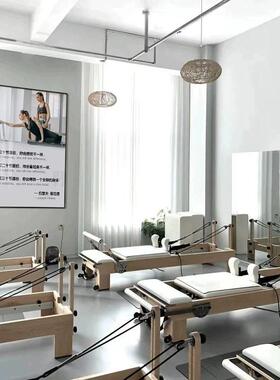 形体塑身普拉提宣传海报瑜伽馆挂画健美工作室墙壁画健身房装饰画